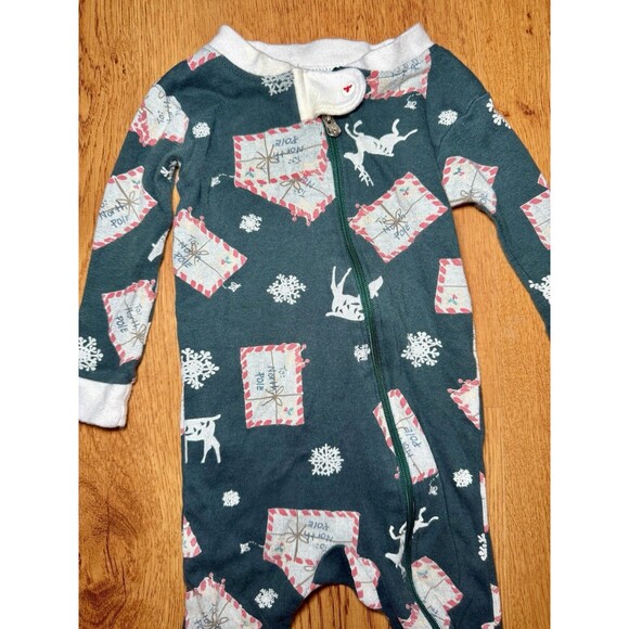 Boy 6M Sleeper Lot Burts Bees Christmas Little Me Gerber Organic Child Of Mine - Picture 4 of 14